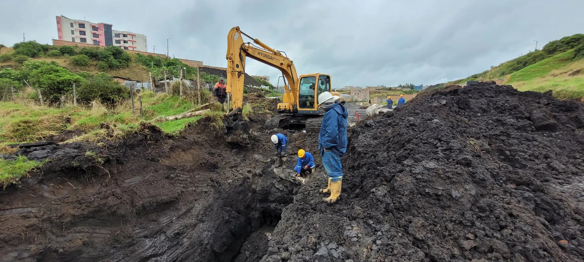 Tulcan sewerage and drainage works, photographic record 5 of 26
