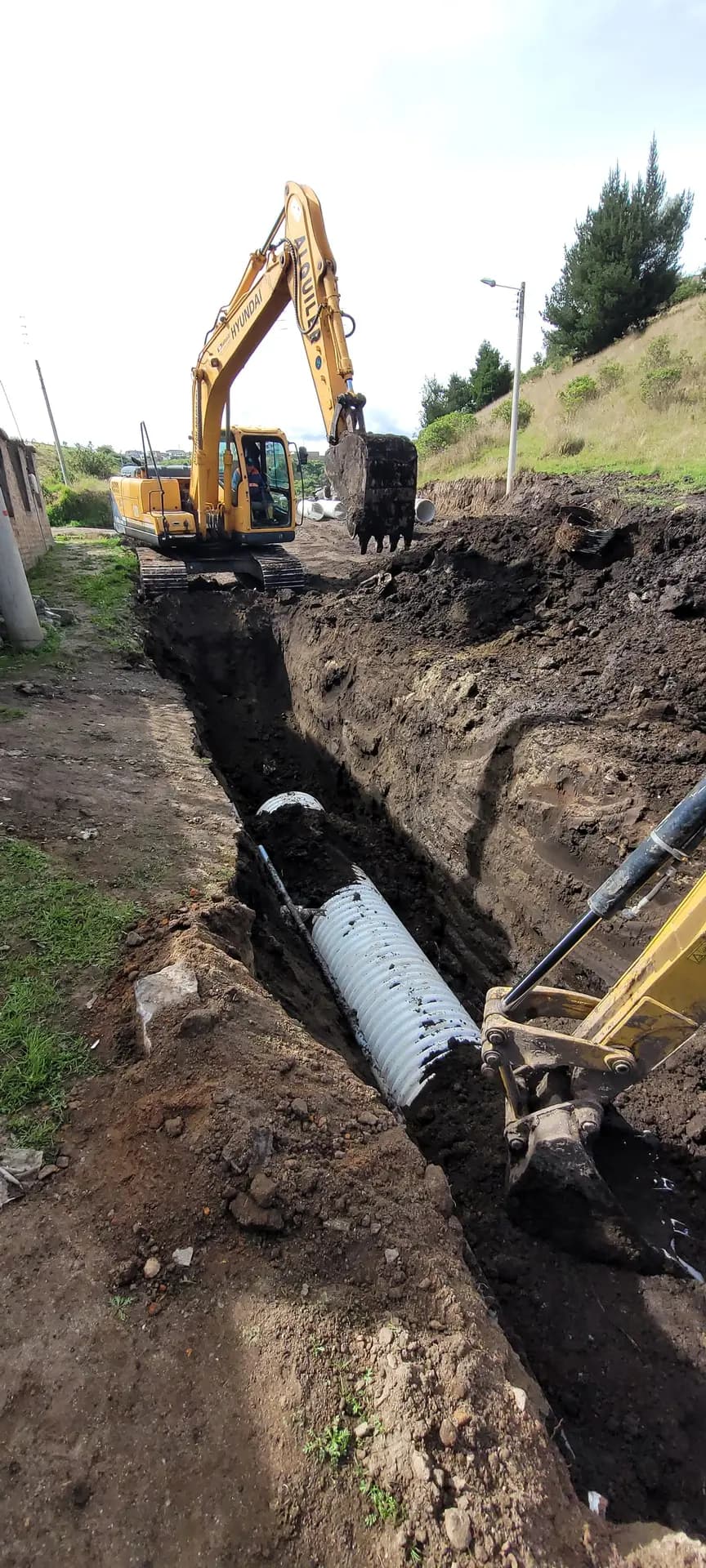 Tulcan sewerage and drainage works, photographic record 10 of 26