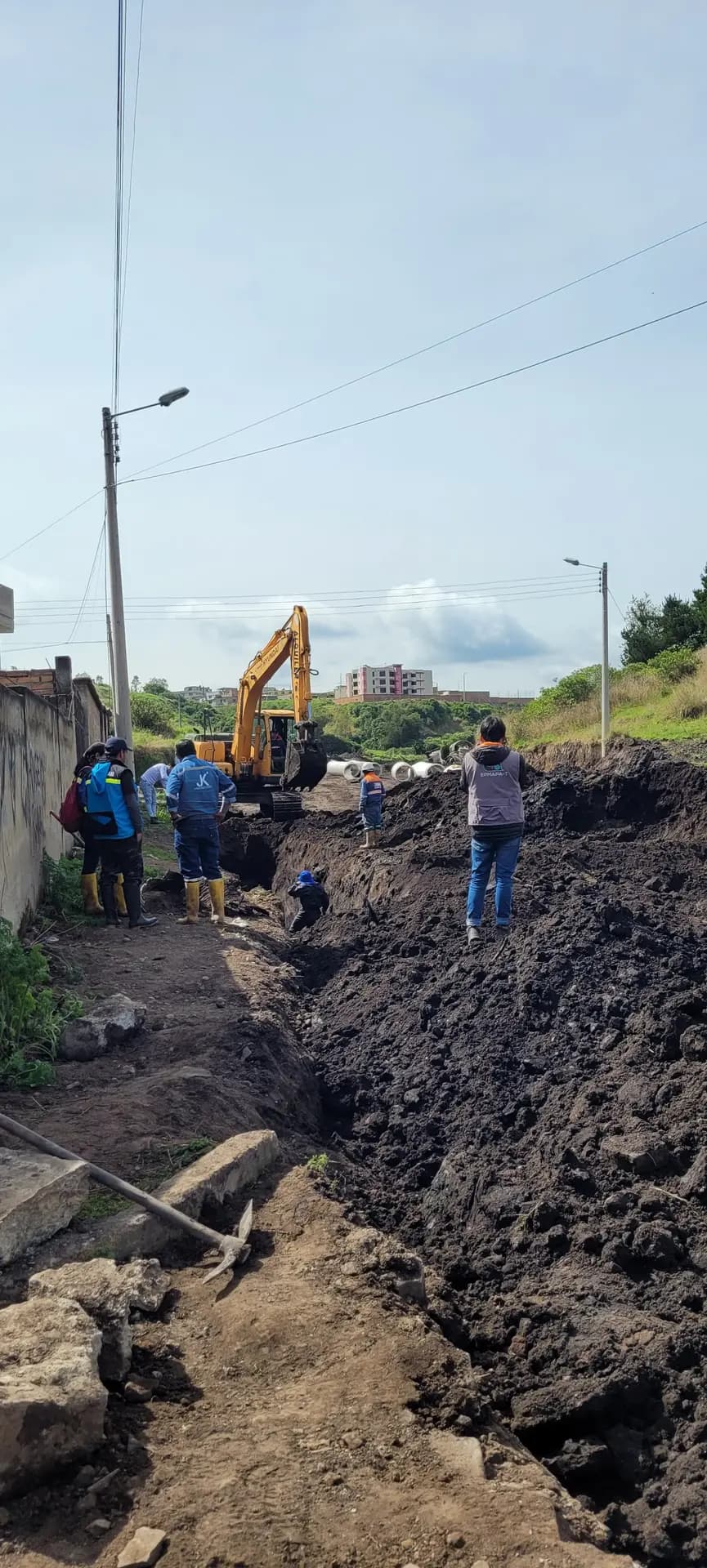 Tulcan sewerage and drainage works, photographic record 11 of 26