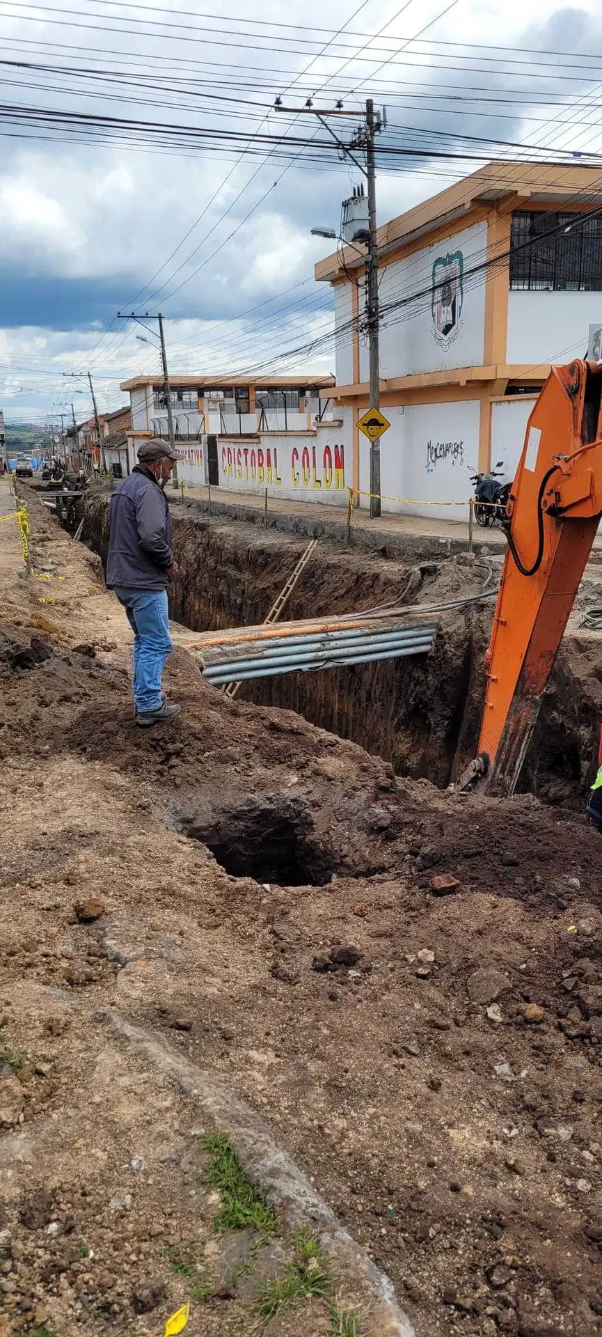 Tulcan sewerage and drainage works, photographic record 12 of 26