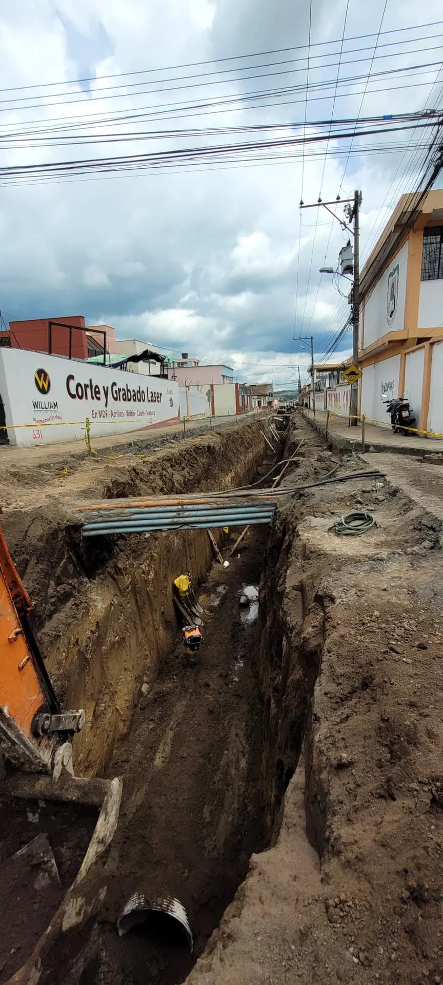 Tulcan sewerage and drainage works, photographic record 13 of 26