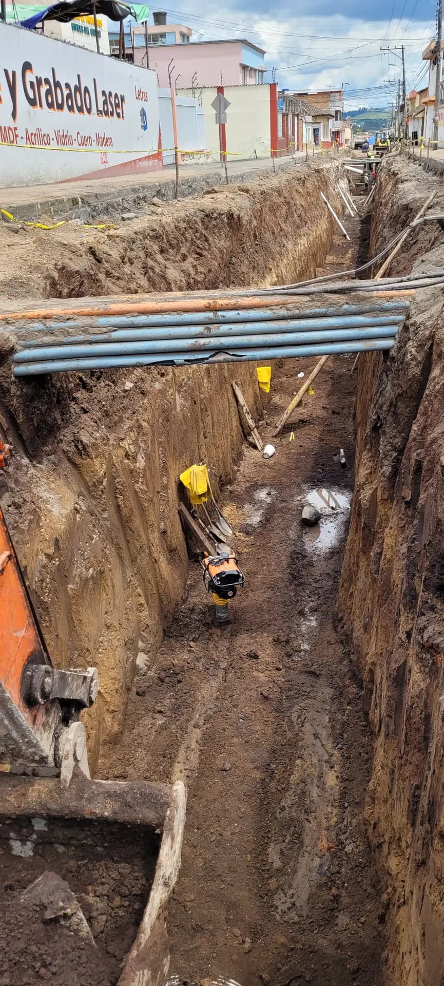 Tulcan sewerage and drainage works, photographic record 14 of 26