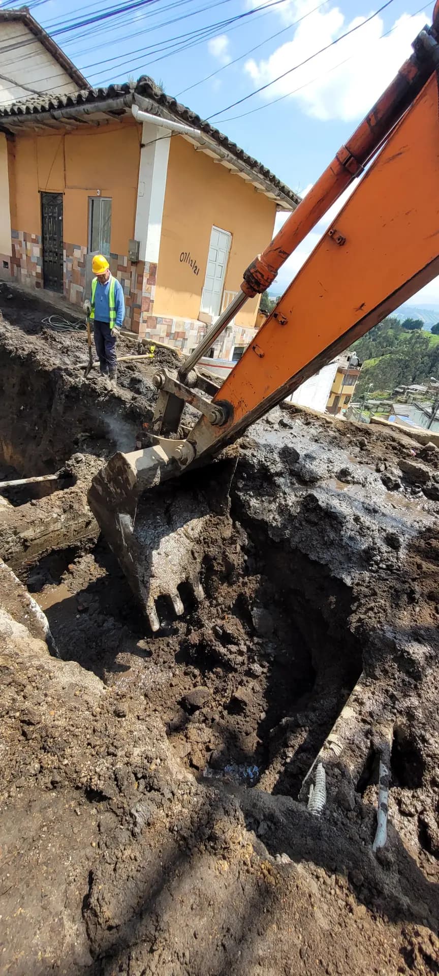 Tulcan sewerage and drainage works, photographic record 18 of 26