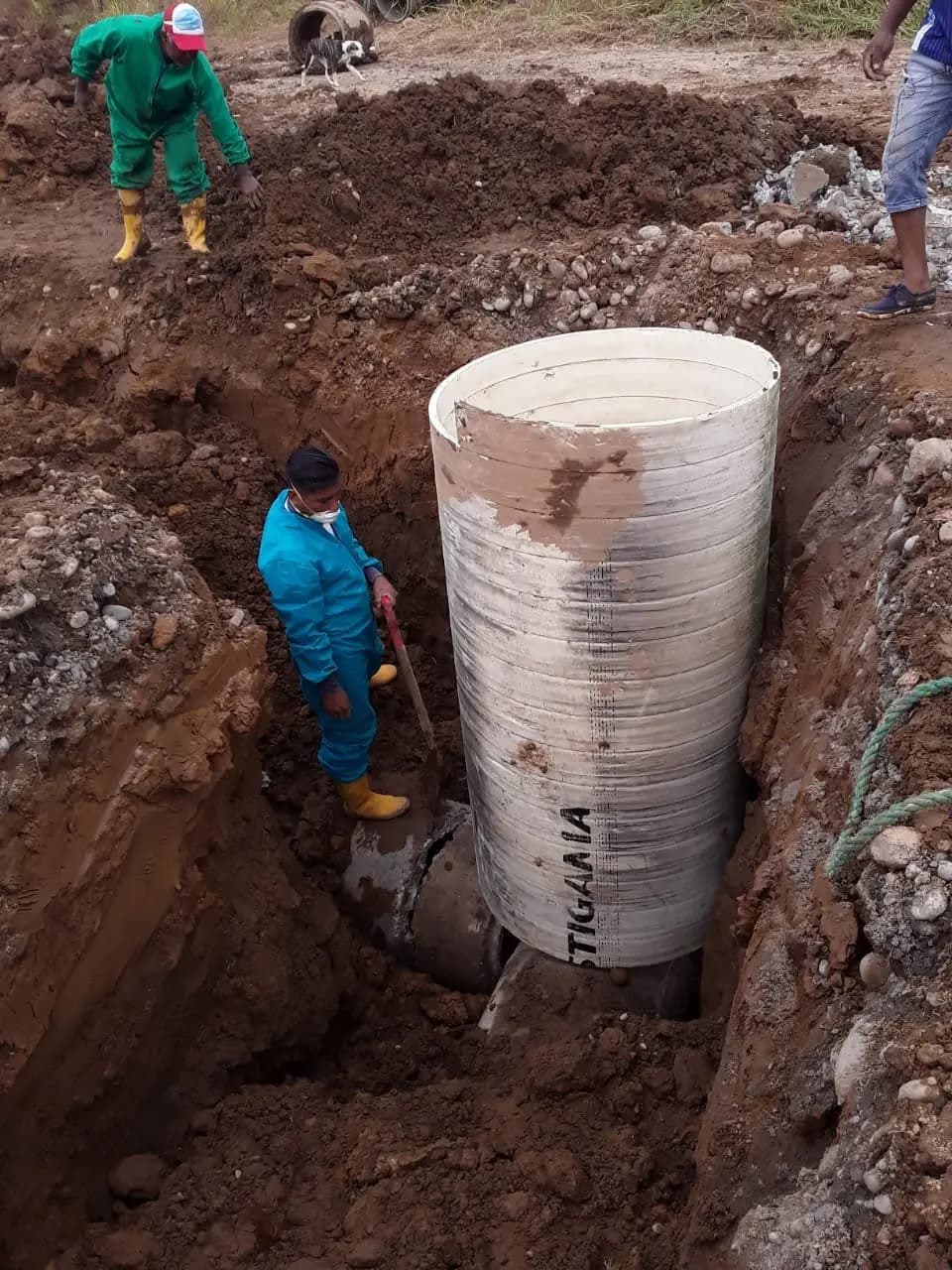 Sewerage infrastructure works, photographic record 6 of 9