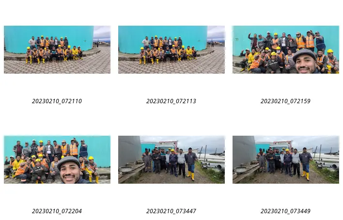 Tulcan project team, photographic record 7 of 7