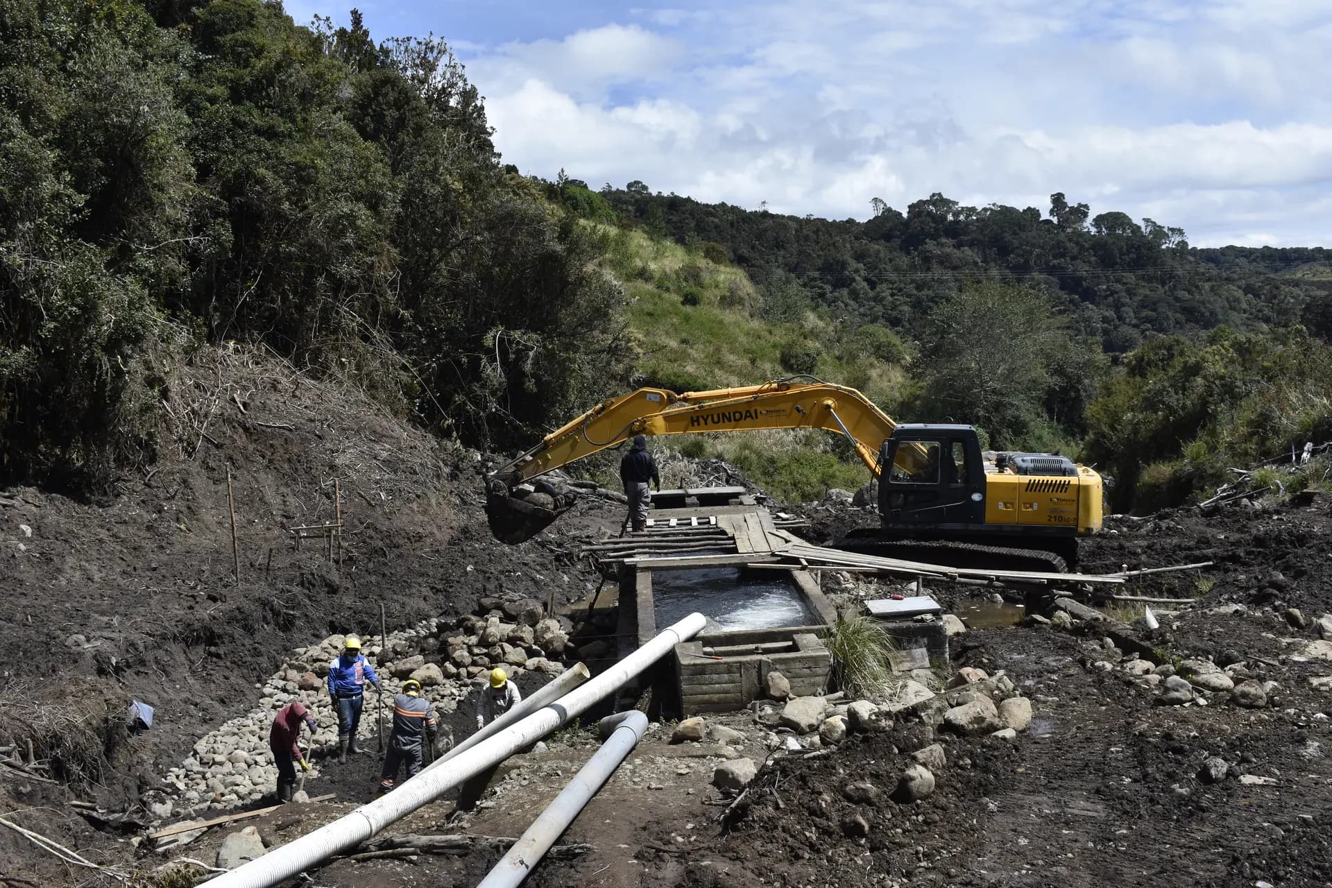 Julio Andrade / Huaca potable water works, photographic record 21 of 42