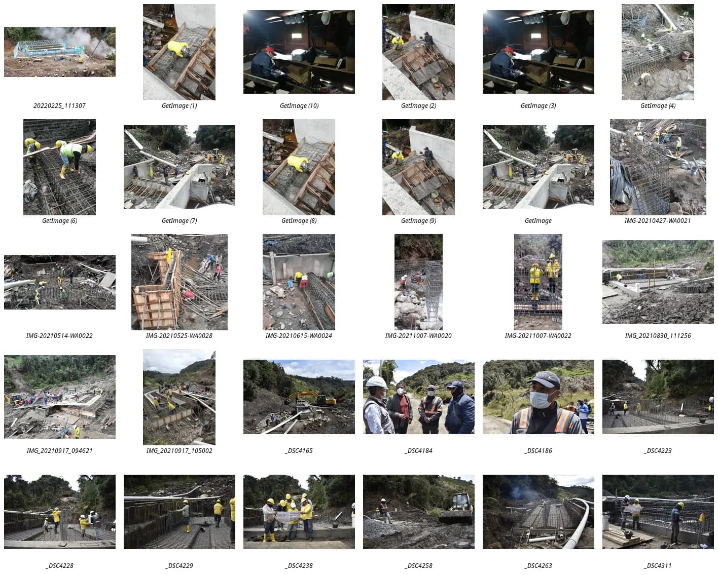 Julio Andrade / Huaca potable water works, photographic record 42 of 42