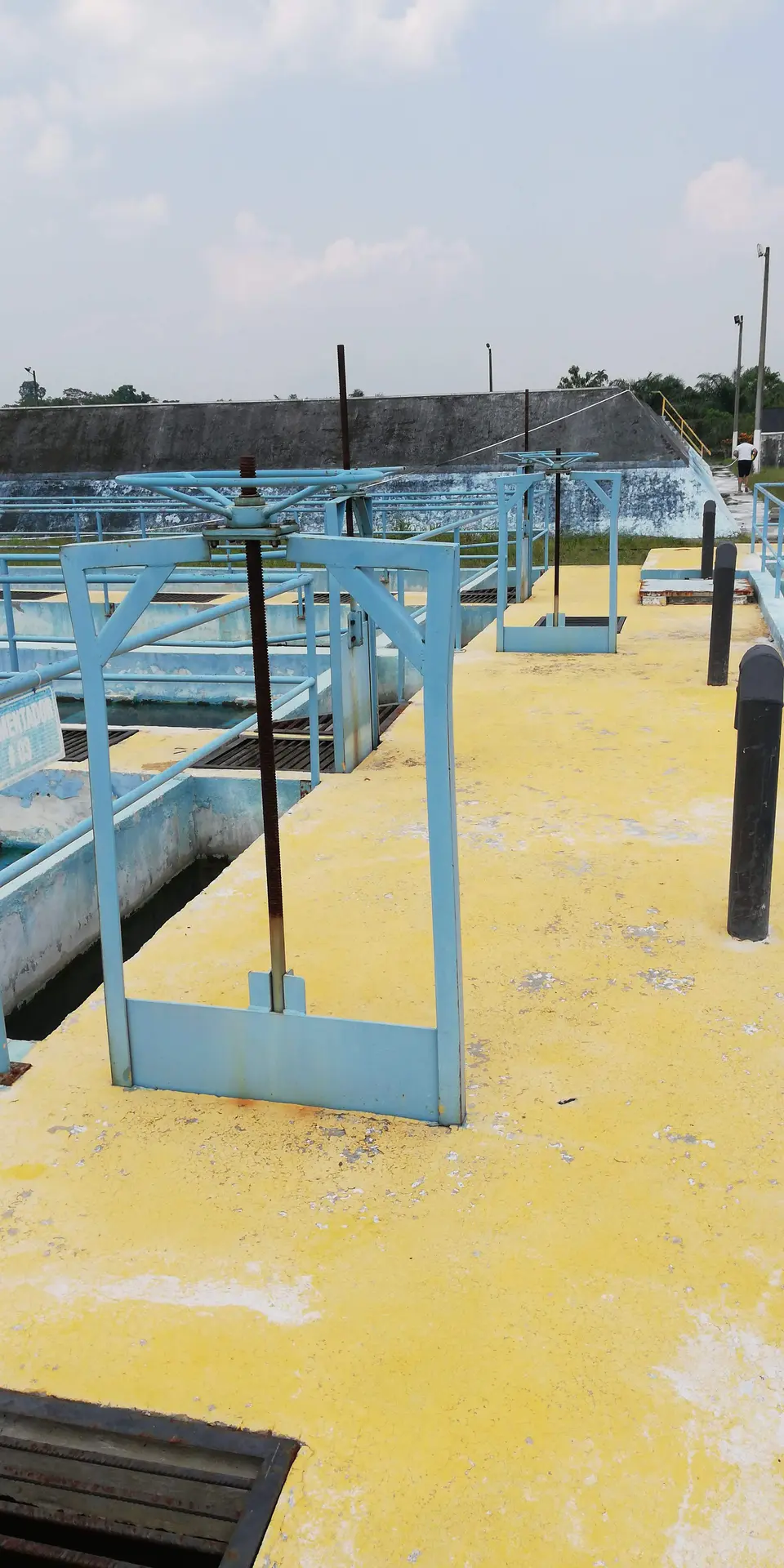 La Fortuna water treatment plant works in Shushufindi, photographic record 1 of 10