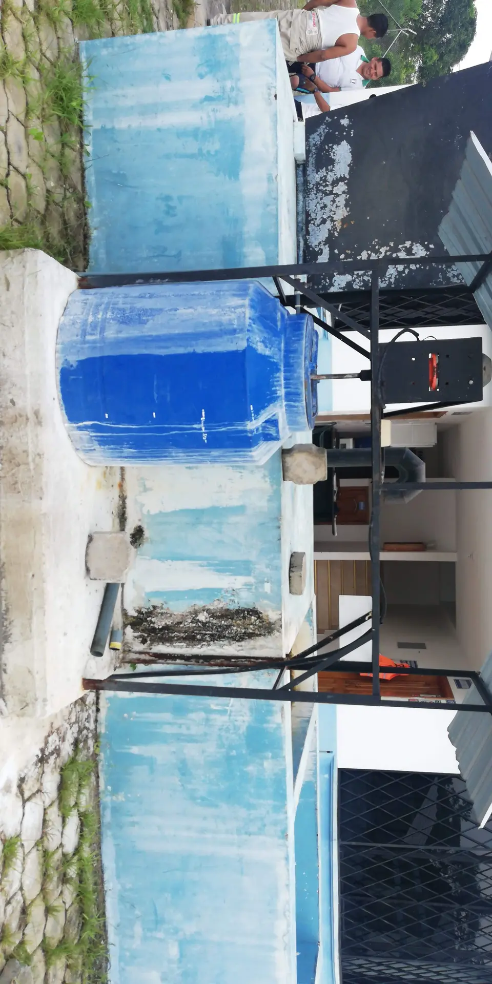 La Fortuna water treatment plant works in Shushufindi, photographic record 5 of 10
